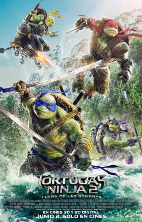 Poster Oficial para 'Tortugas Ninja: Fuera de las Sombras'